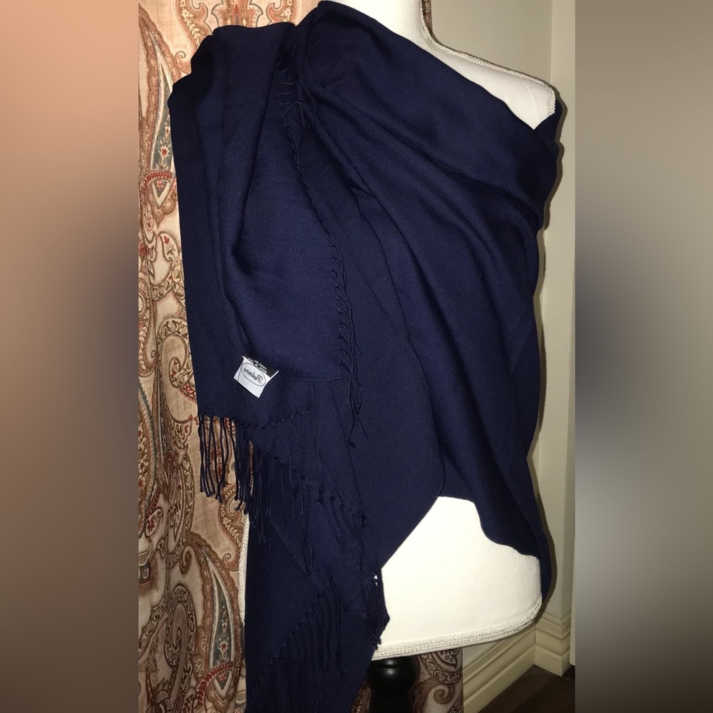 Italian Pashmina Navy